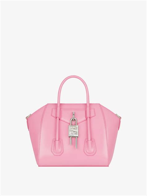 givenchy mini antigona powder pink|mini antigona lock denim tote bag.